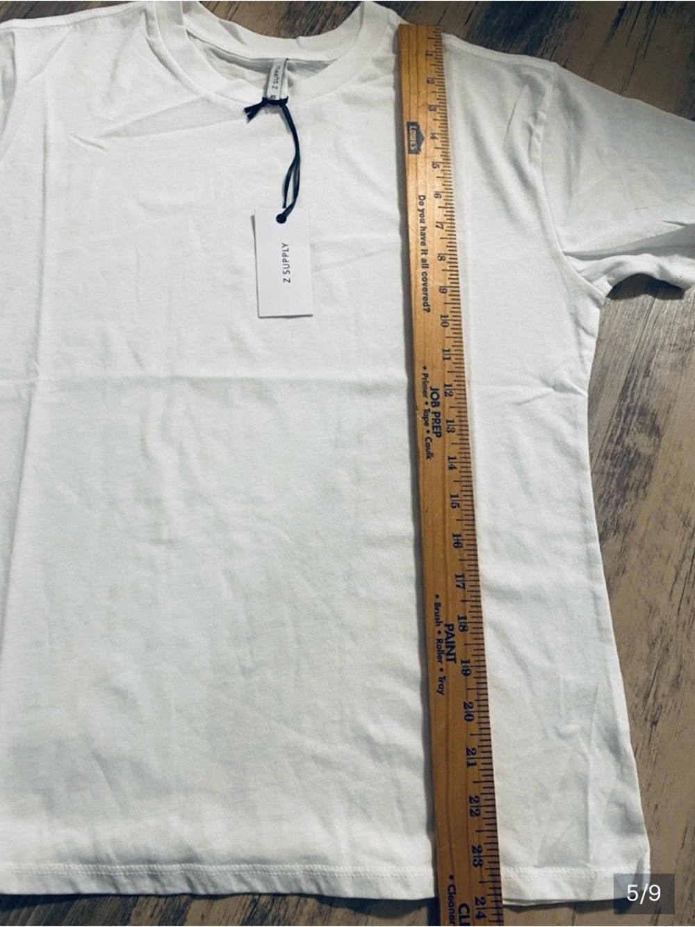 NWT Z Supply S/S Crew White T-Shirt Tee XS